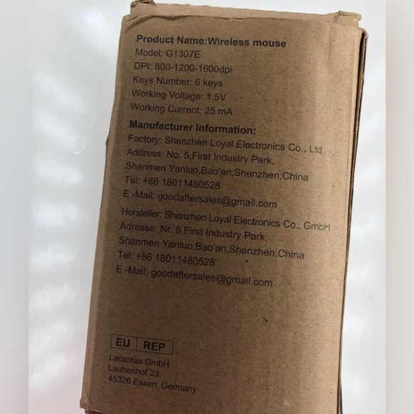 Computer Wireless Mouse Black - Picture 4 of 5